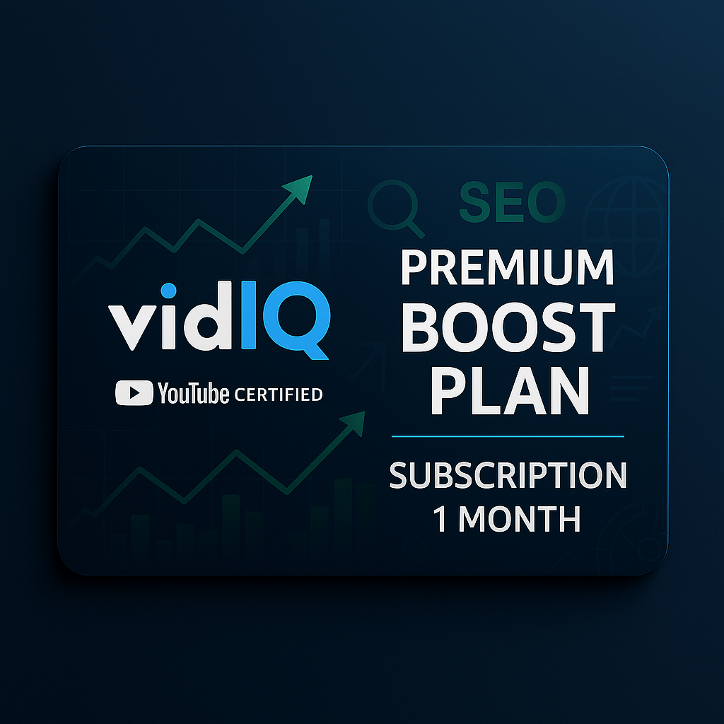 VidiqBooster Remegashop VidiQ Premium Subscription